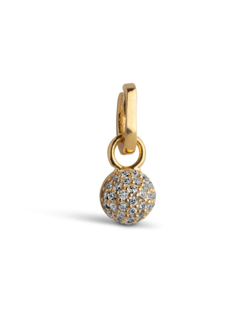 Enamel Disco Ball Charm