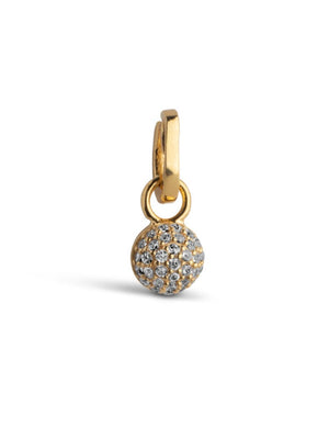 Enamel Disco Ball Charm