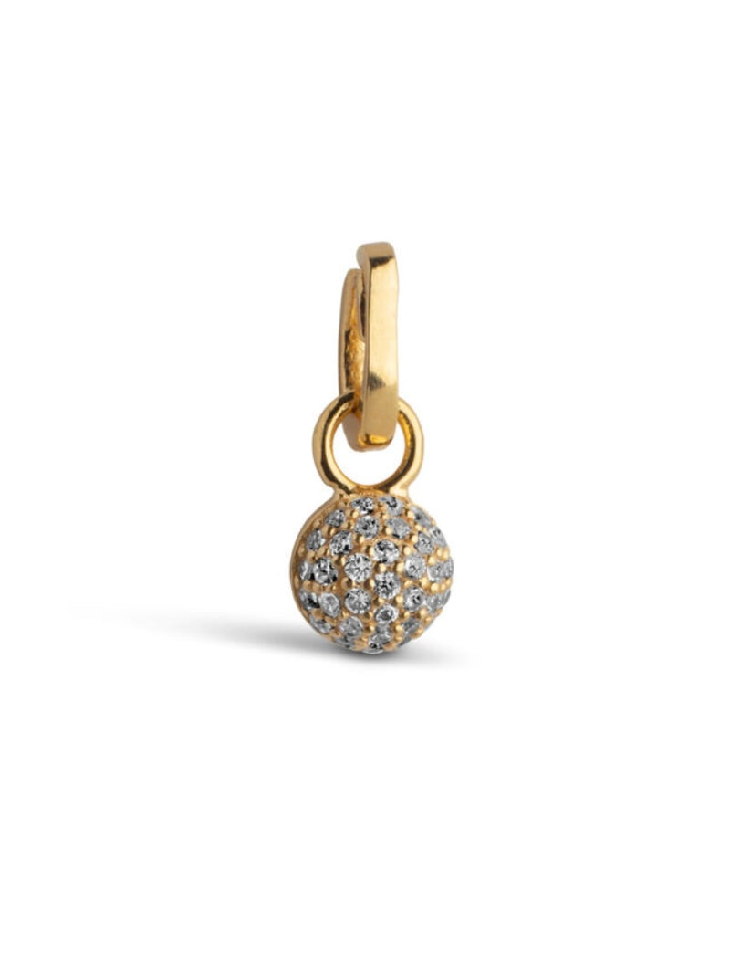 Enamel Disco Ball Charm