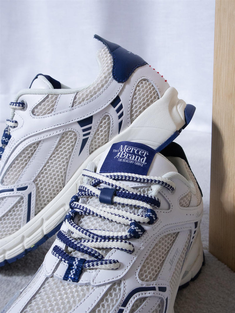 Mercer The Re-Run Baseball White/Blue