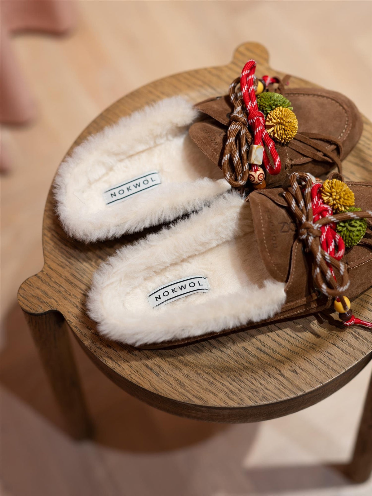 Coco Fur Tan Suede