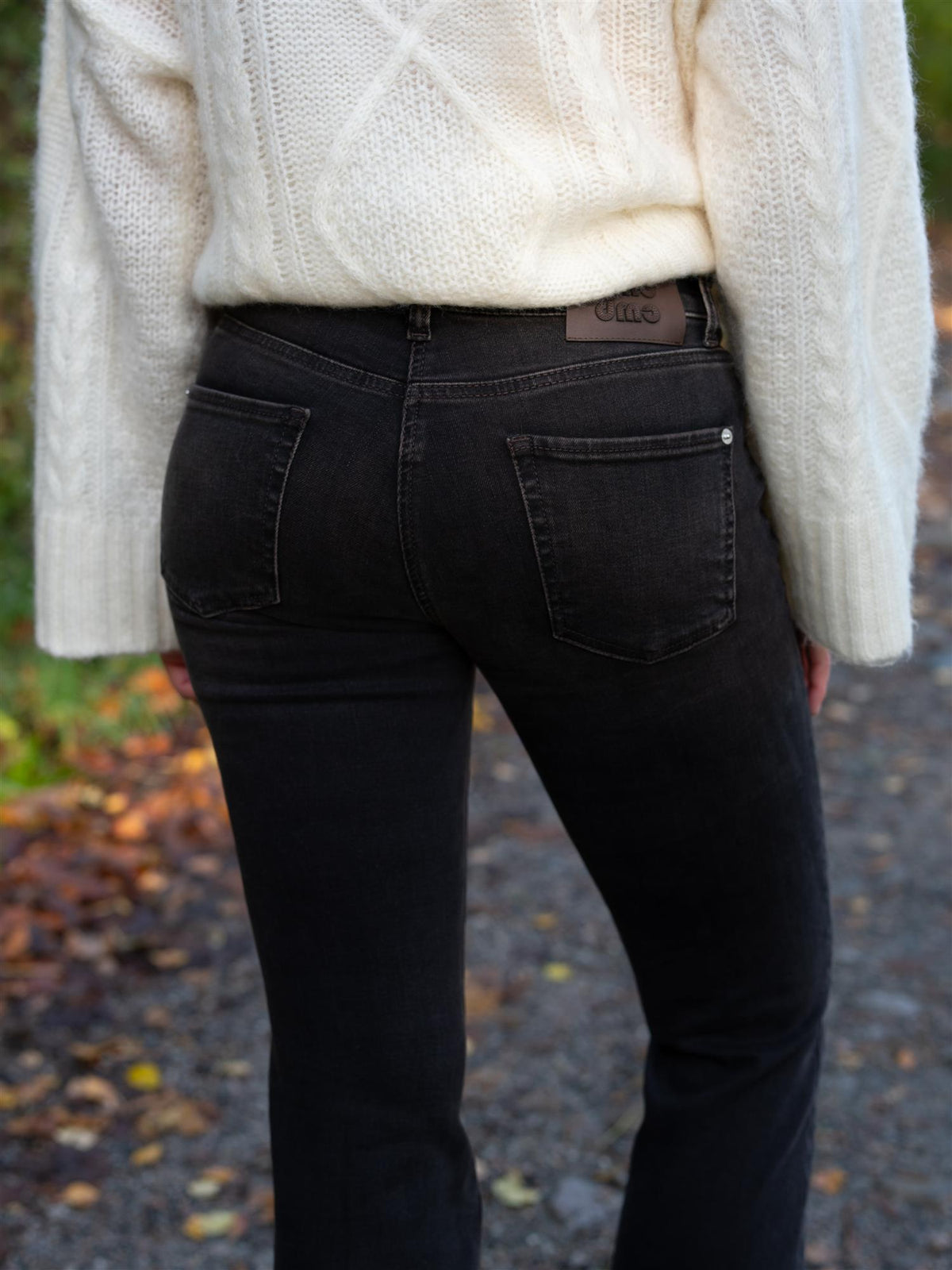 Paris Flared Mocca Overdyed