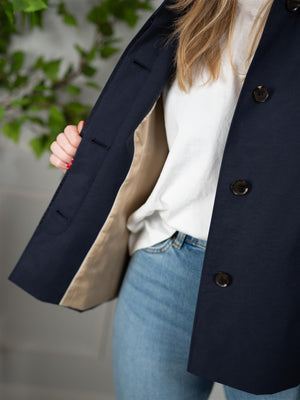 Gant Short Cotton Blend Car Coat