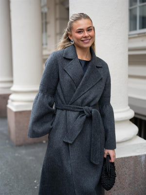 Ella&il Juli Coat Dark Grey