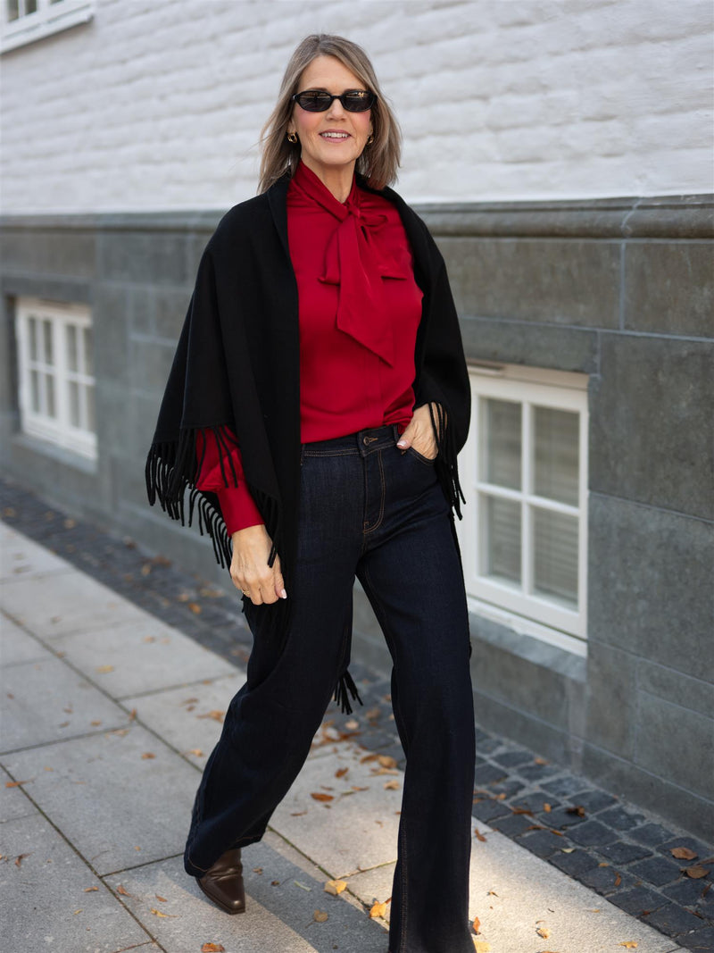 Christian Aks Alba Wool Scarf Black