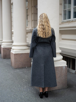Ella&il Juli Coat Dark Grey