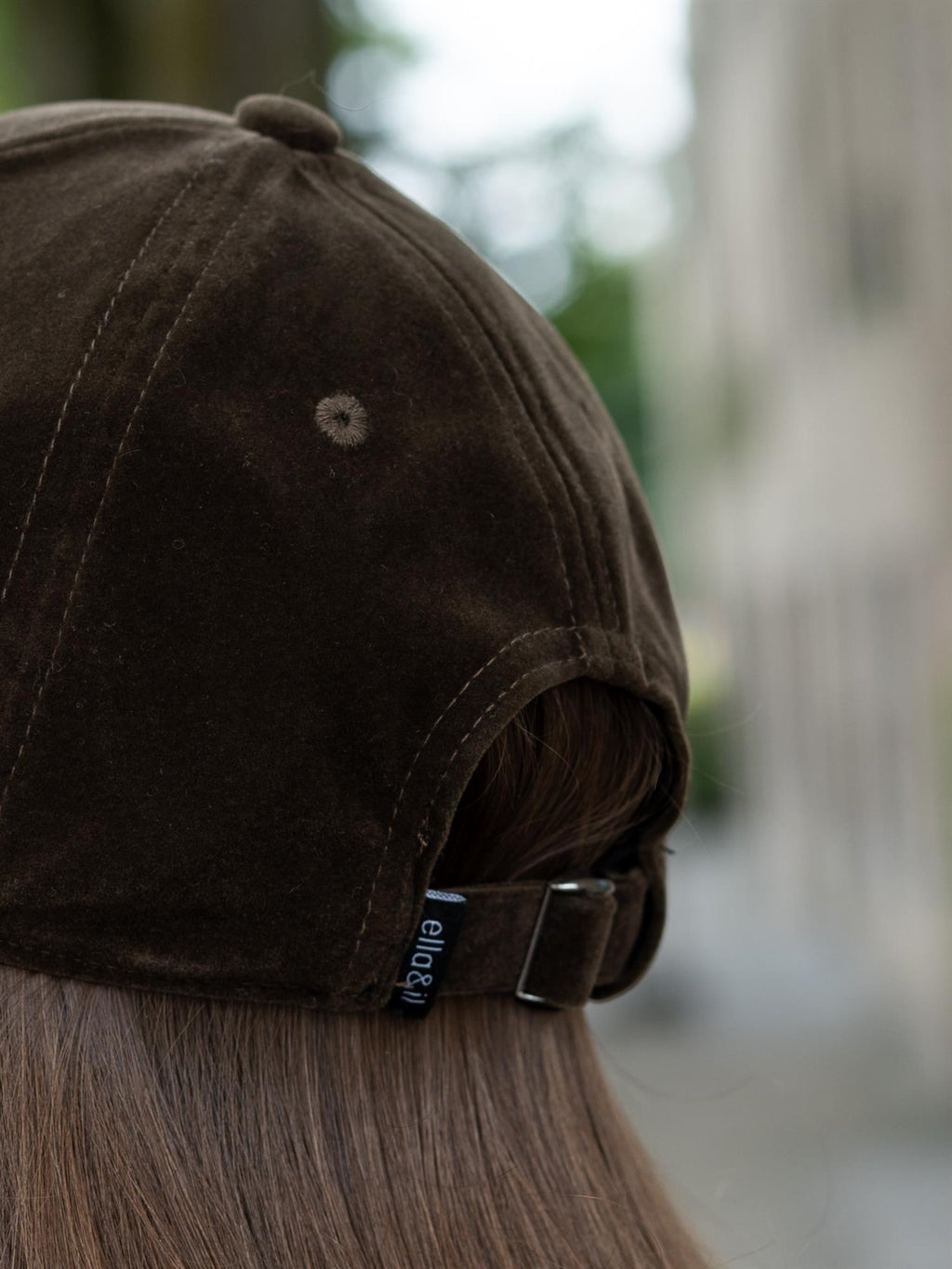 Ella&il Julie Velvet Cap Army
