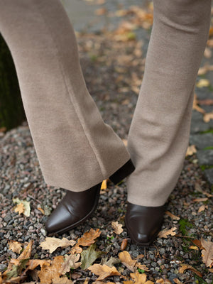 Ella&il Elida Merino Pant Beige Melange