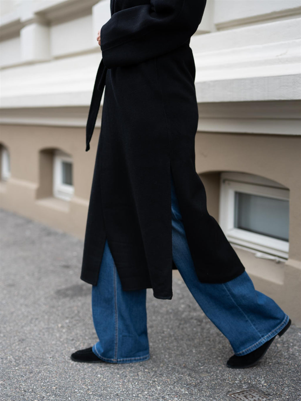 Christian Aks Petra Wool Coat Black