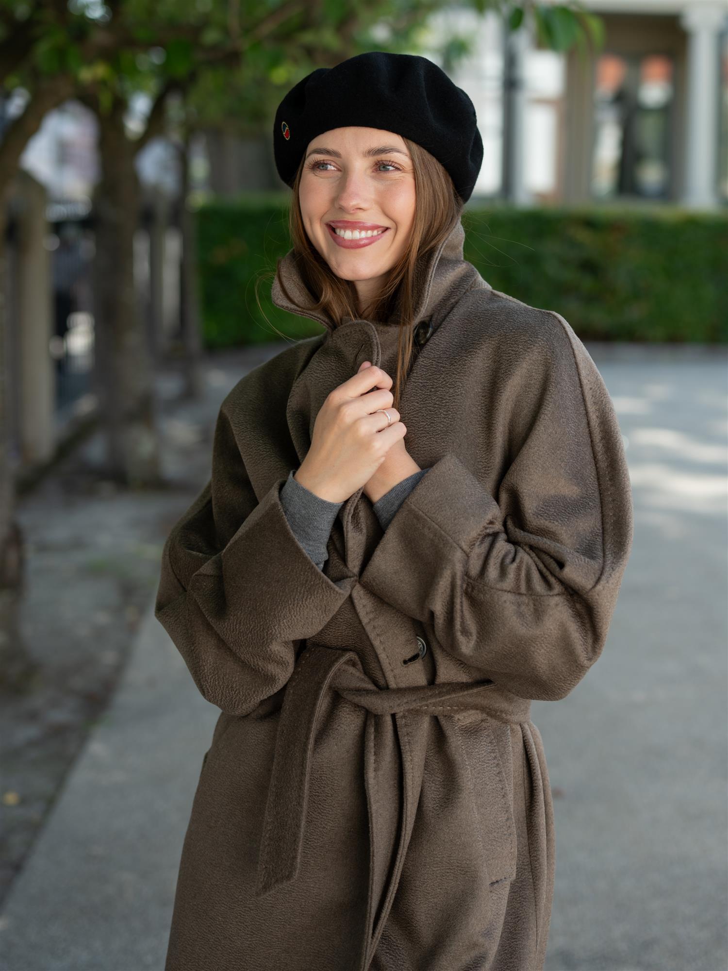 Beret Hat Black