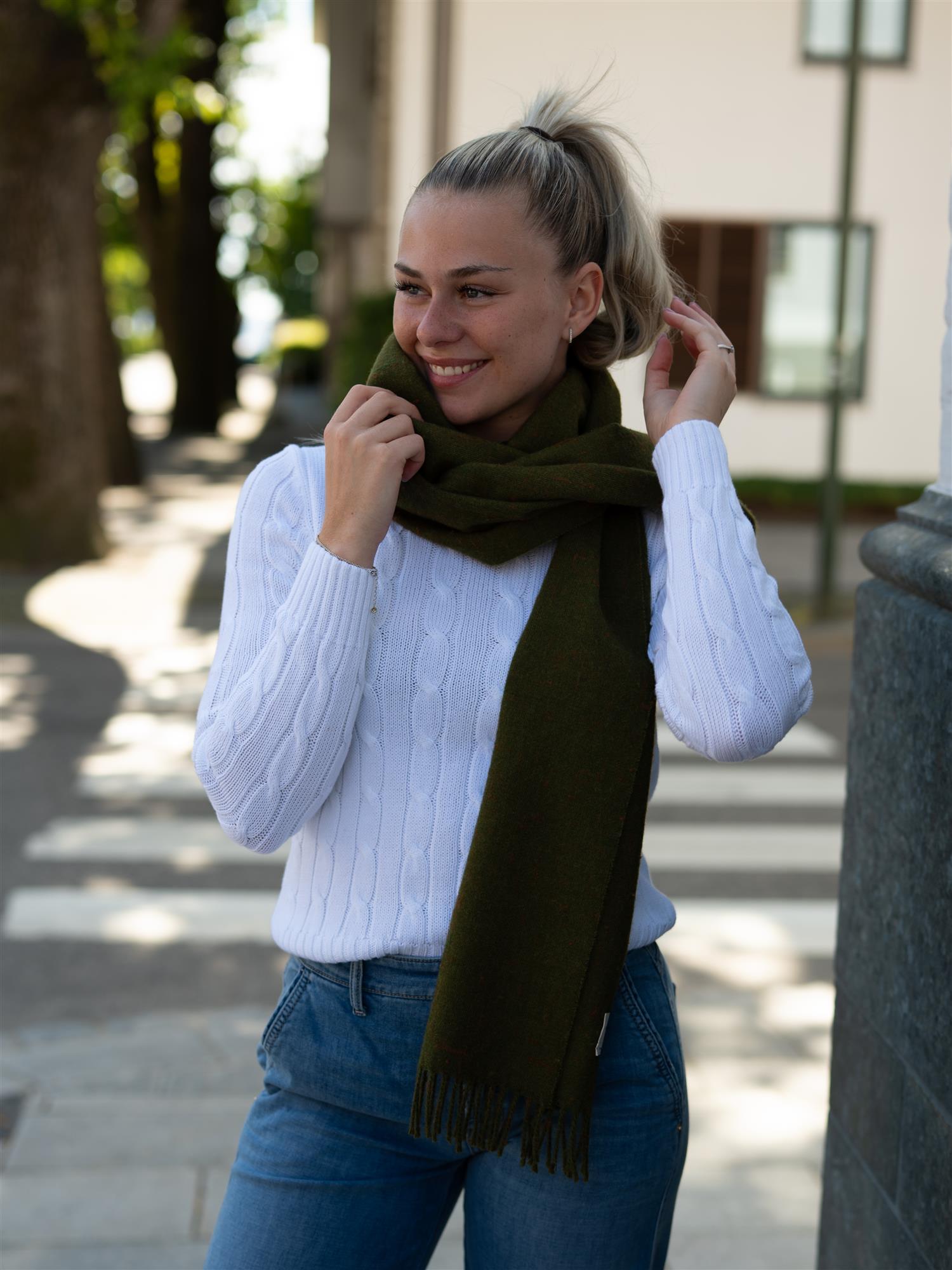 Jeanerica Sam scarf Green