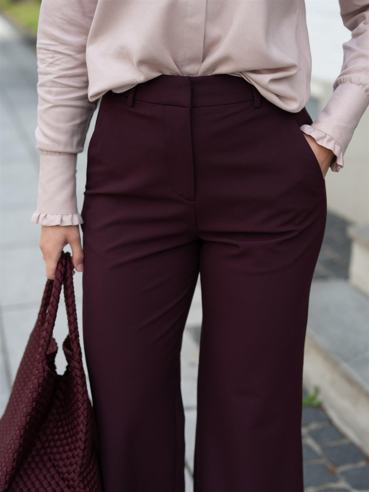 Louise Pants Dark Purple