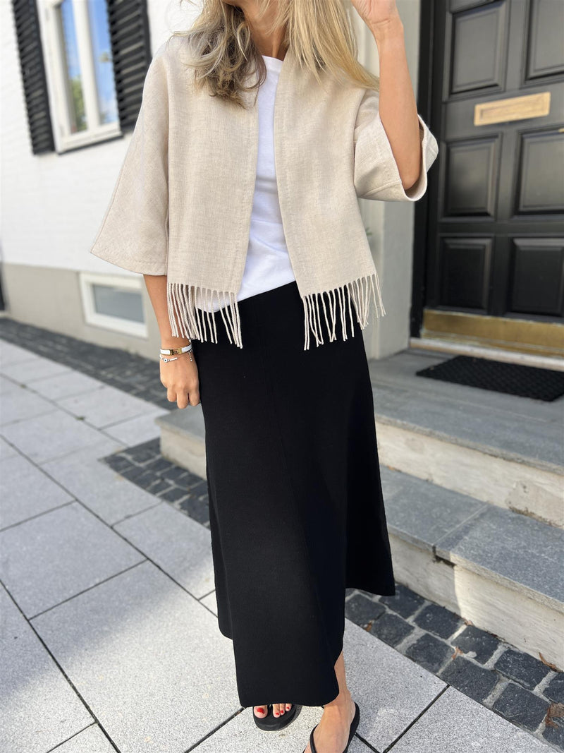 Christian Aks Keyla Lambswool Jacket Cream