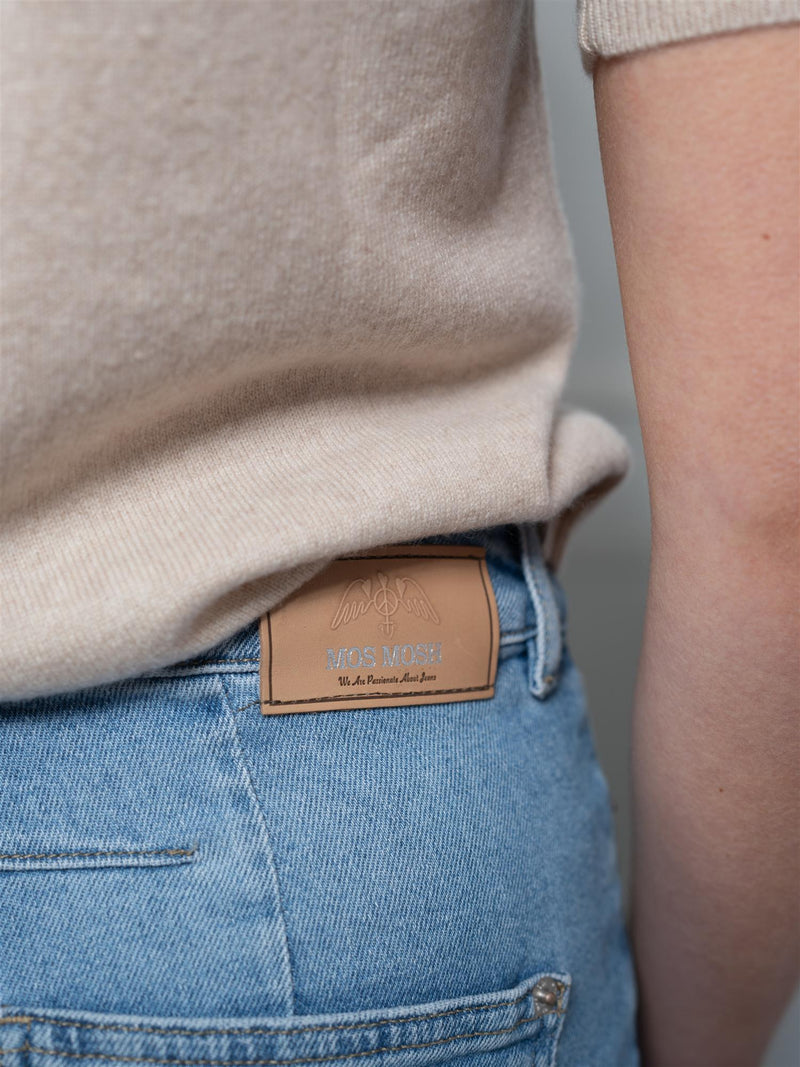 Mos Mosh Mathilde Denim Shorts Light Blue
