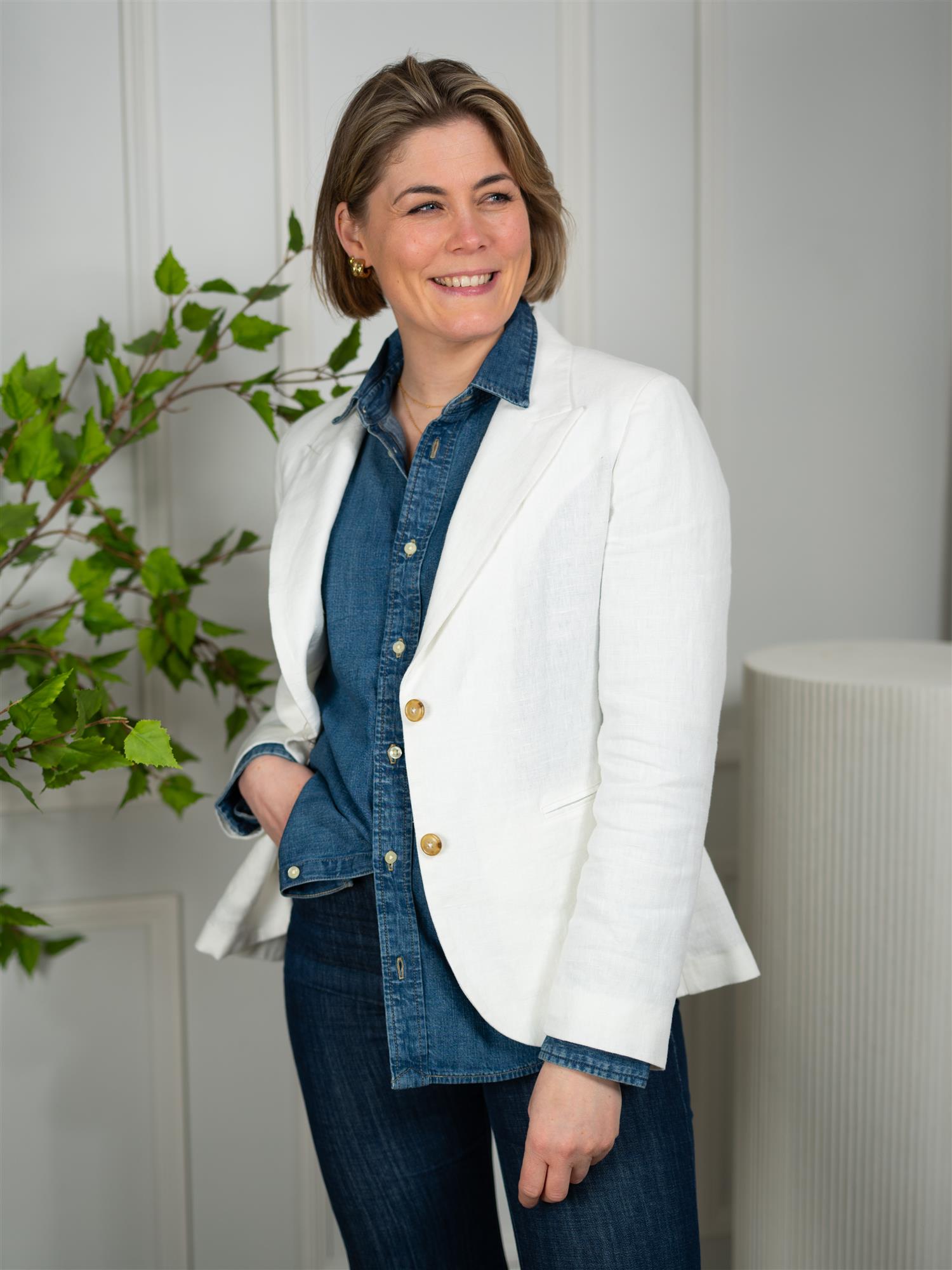 Stenströms Linnea Blazer Offwhite