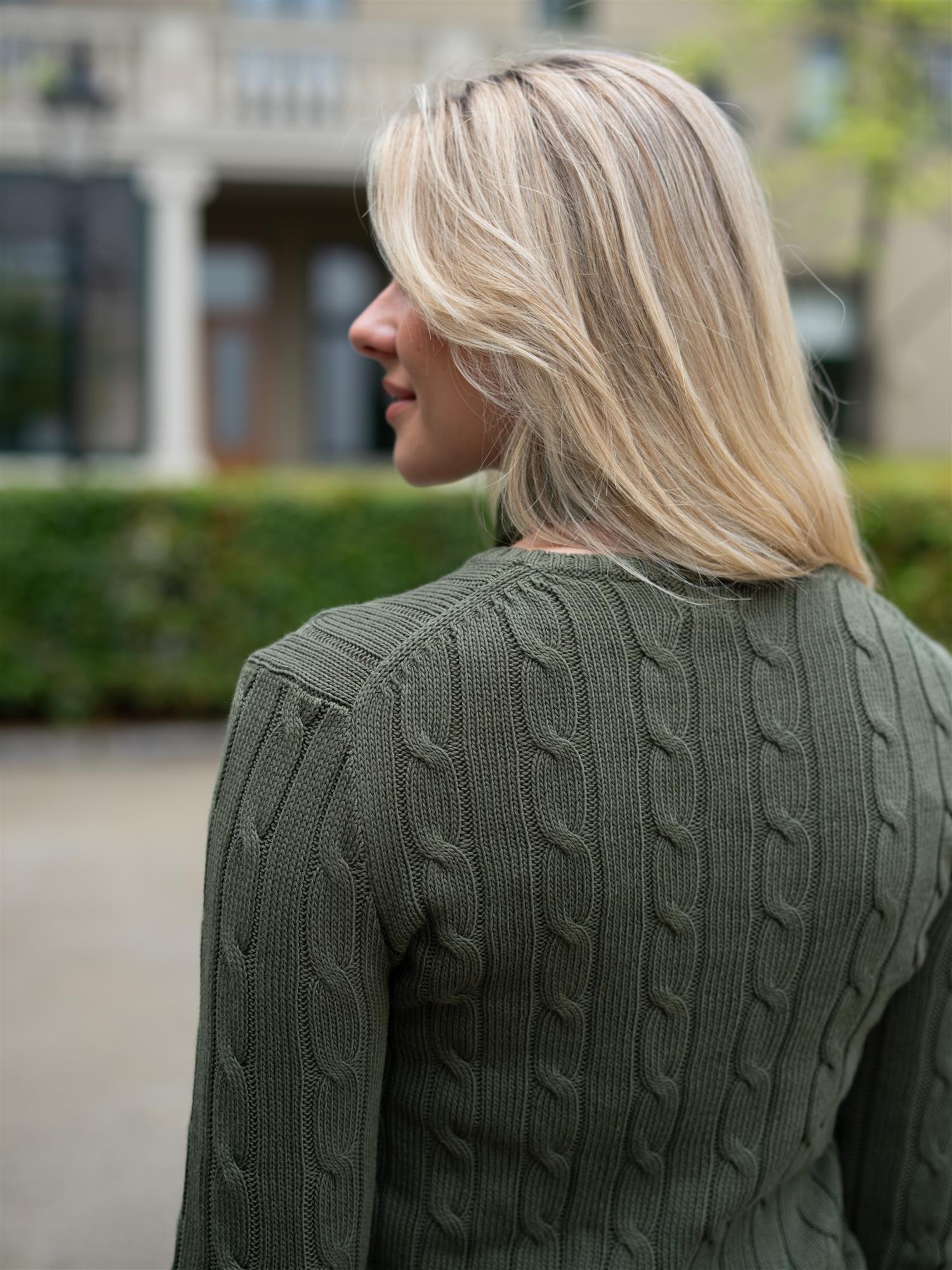 Julianna Long Sleeve Pullover Green