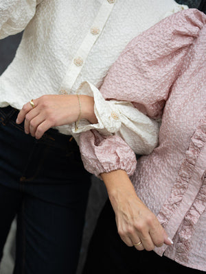Janne Formoe Puffogfjongblusen Bright White