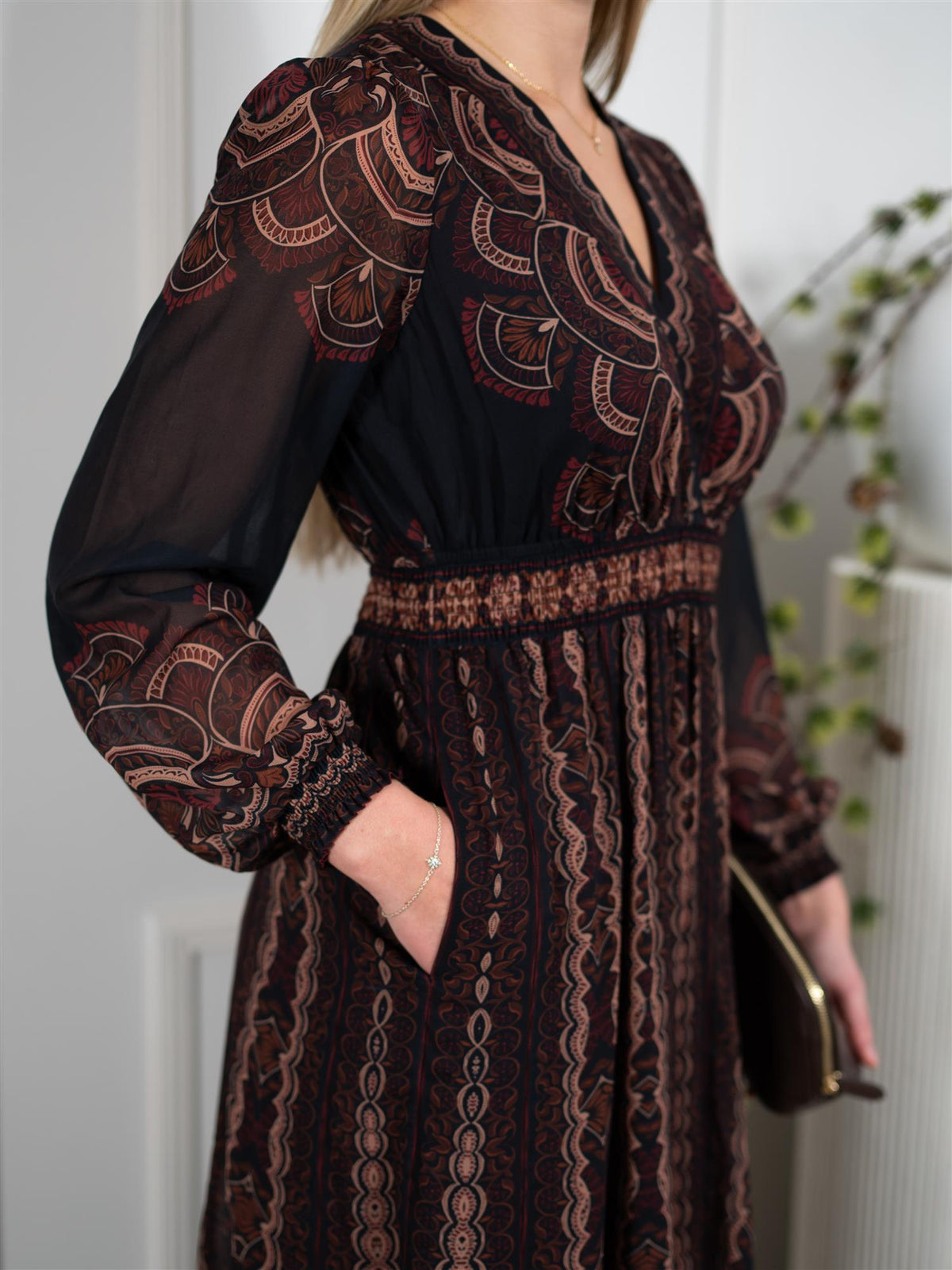 Iselda Dress Plum