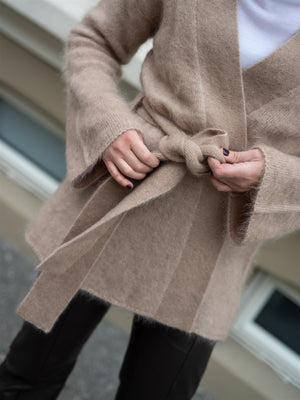 Ella&il Vera Chunky Cardigan Hazel Beige