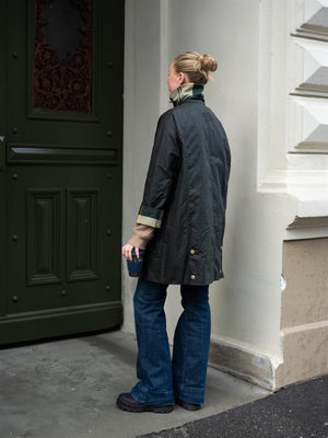 Barbour Long Beadnell Wax Jacket