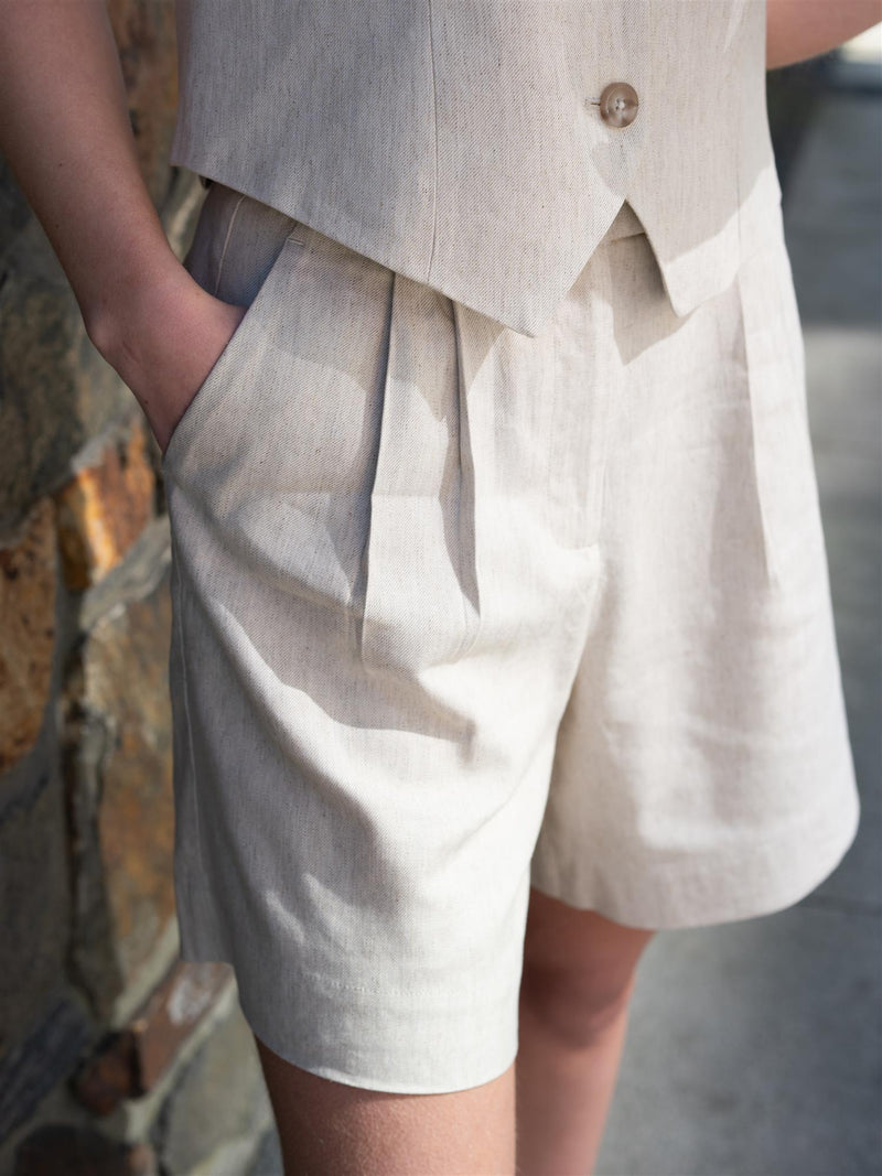 Camilla Pihl Daria Shorts Light Sand