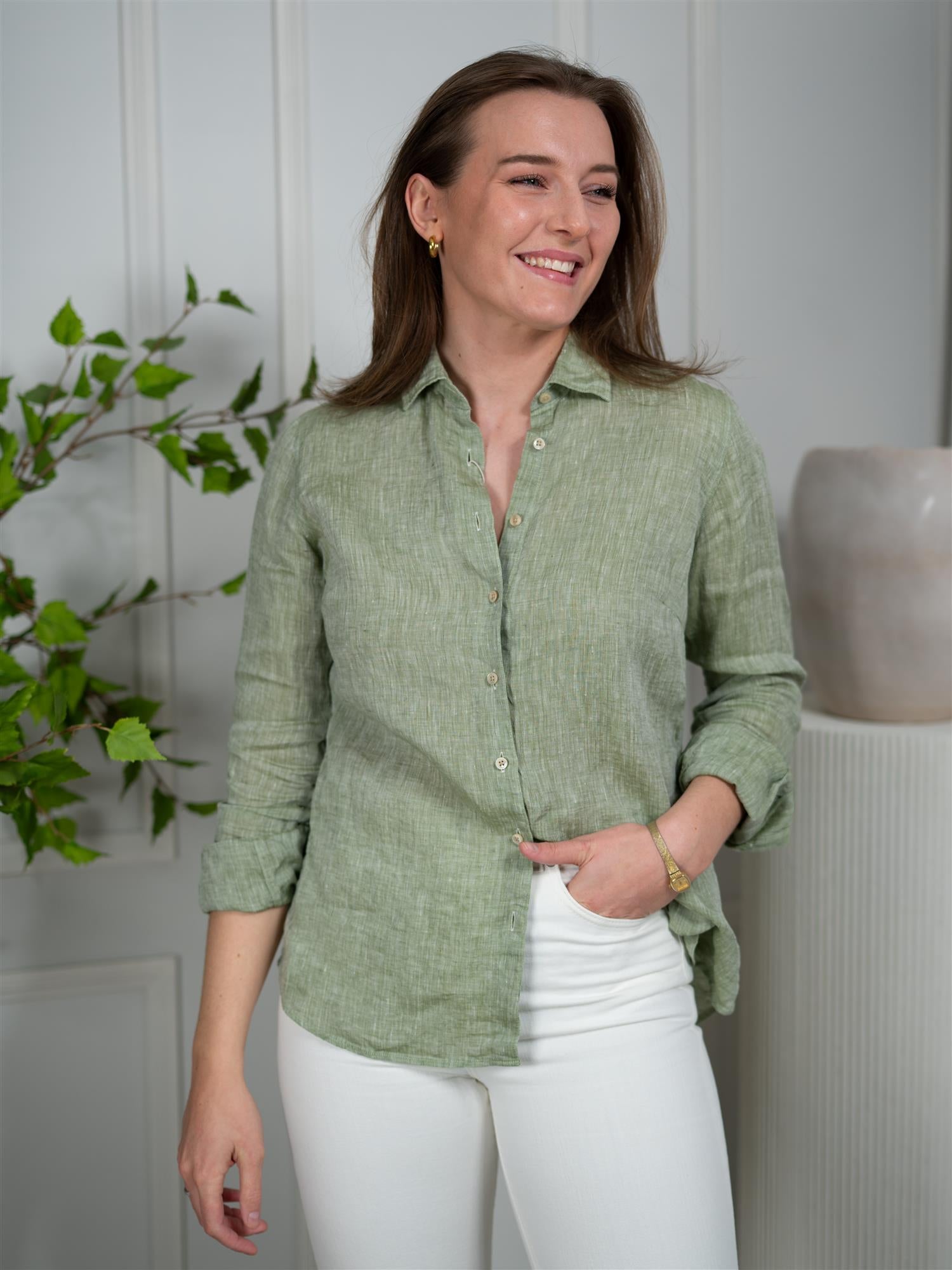 Stenströms Sofie Shirt Green