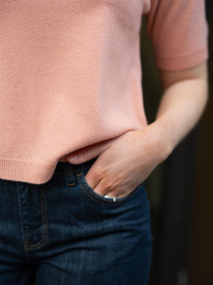 Stenströms Janet Short Sleeve Knit Orange