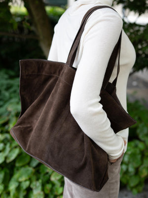 Beck Söndergaard Suede Aubrey Bag Hot Fudge Brown