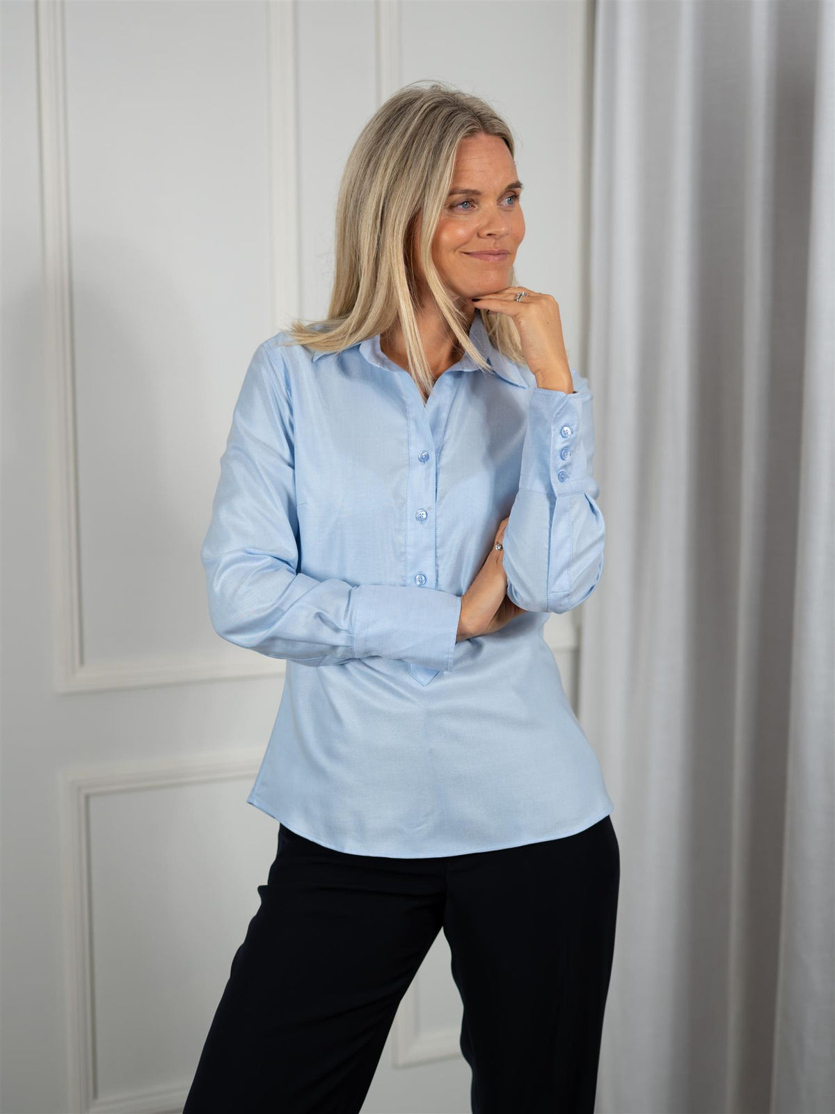 Nicky Shirt Light Blue