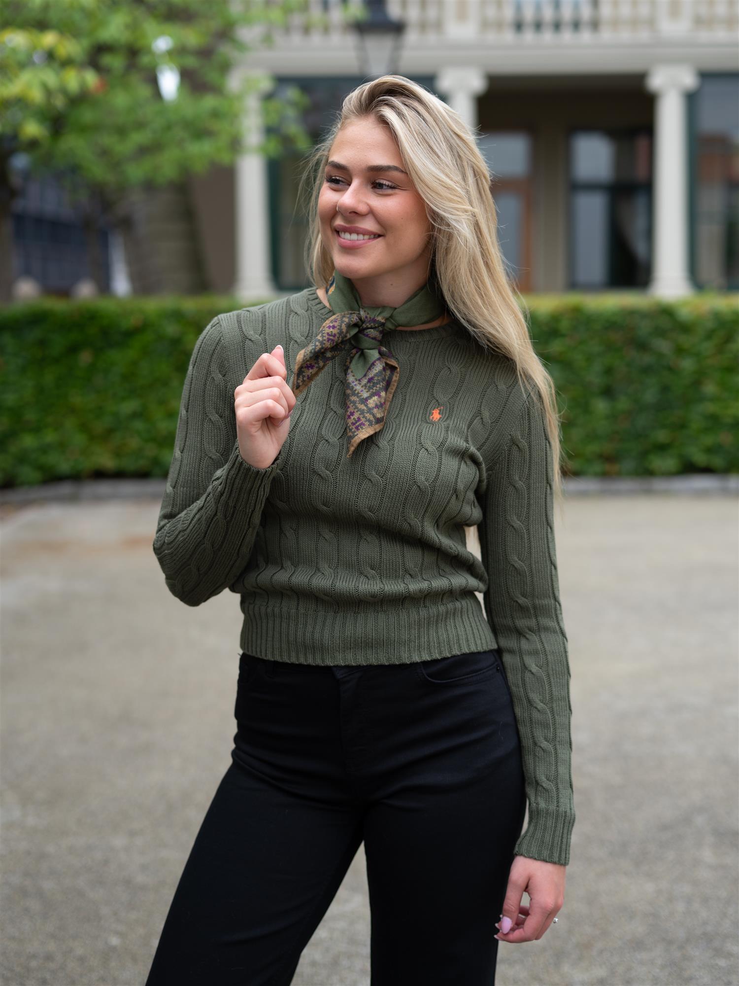Julianna Long Sleeve Pullover Green