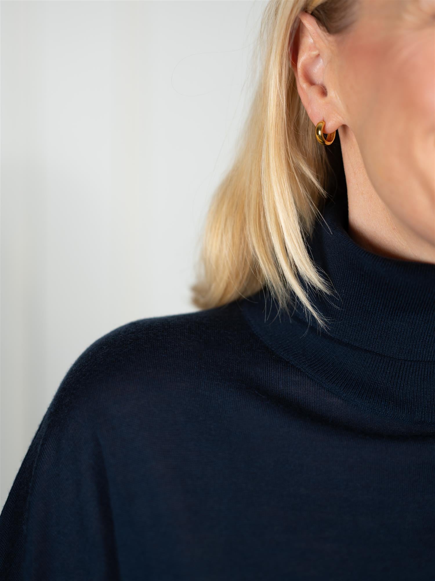Christian Aks Tia Merino Knit Navy