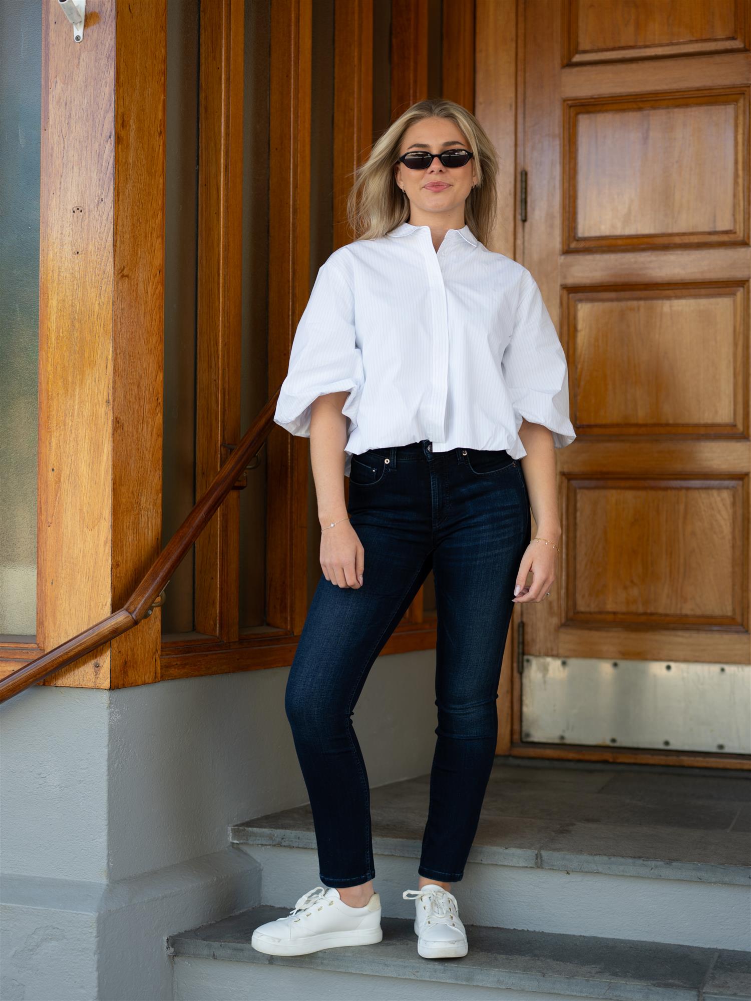 MMMaxime Nylah Shirt Bright White