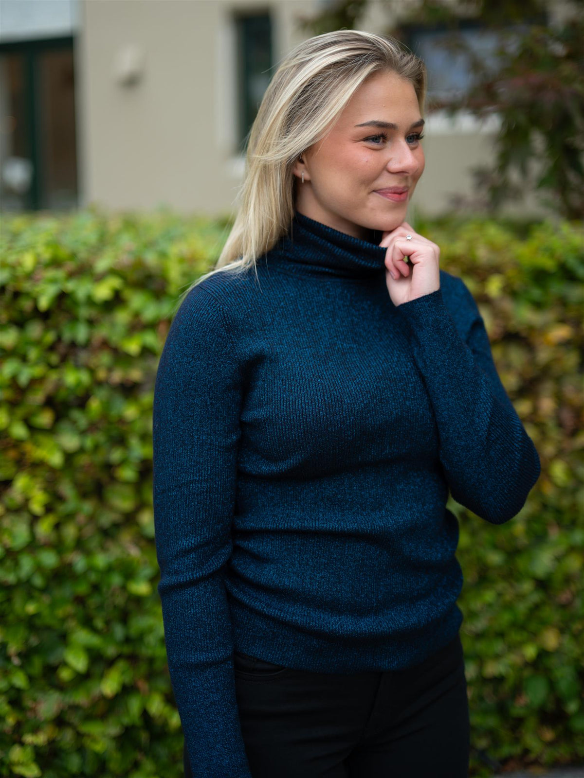 Polo Lurex Navy
