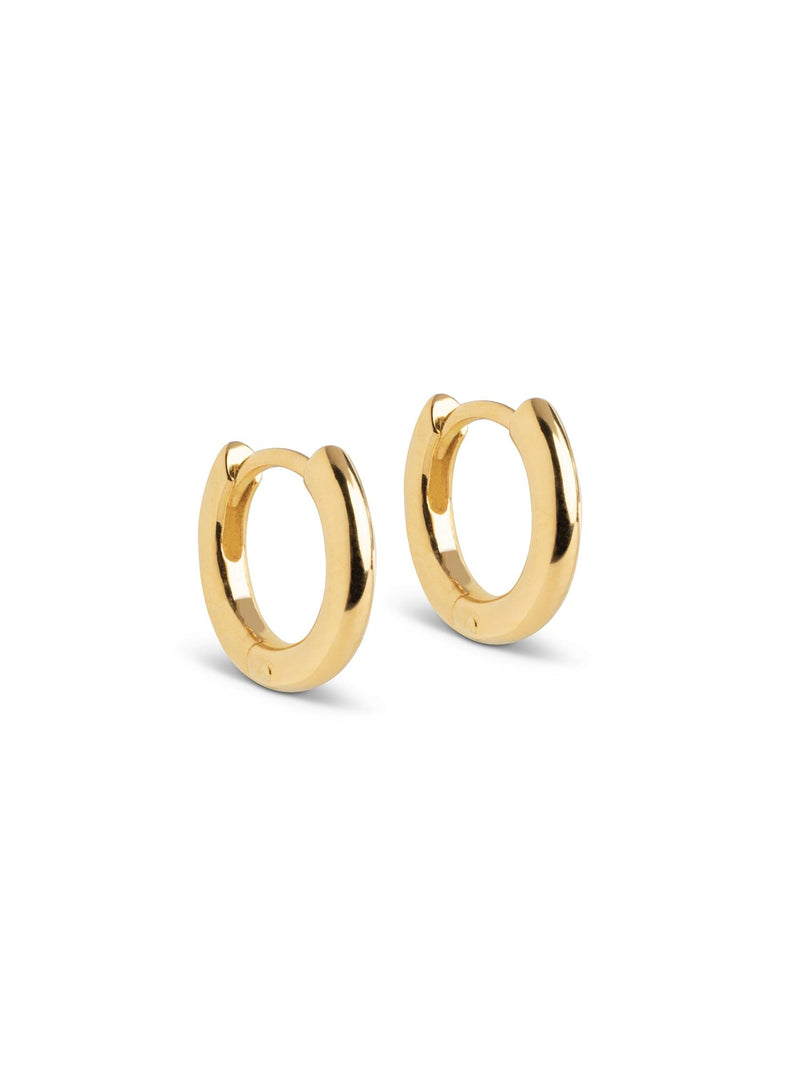 Enamel Chunky Classic Hoops 8mm