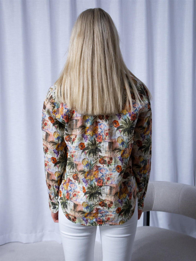 Stenströms Siri Shirt Pink Pattern