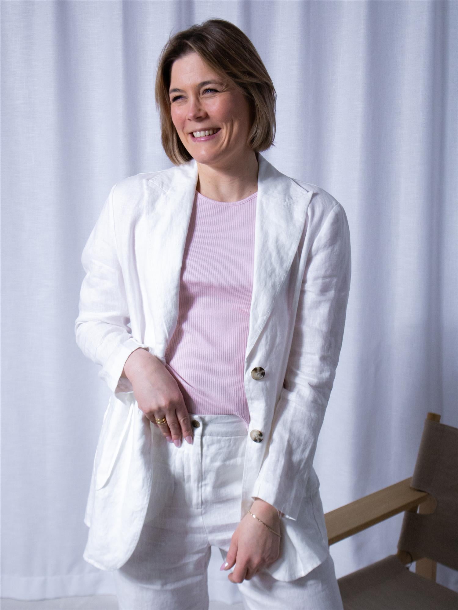 Sand Okale Long Blazer