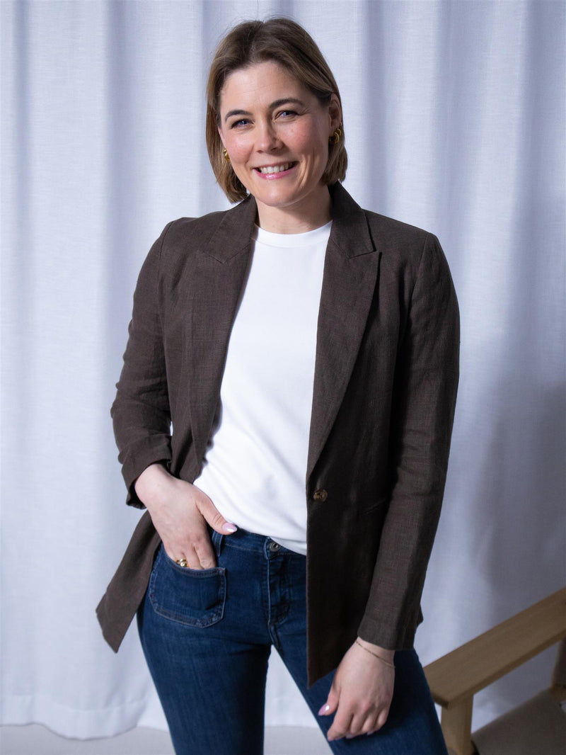 Stenströms Elisabeth Jacket Dark Brown