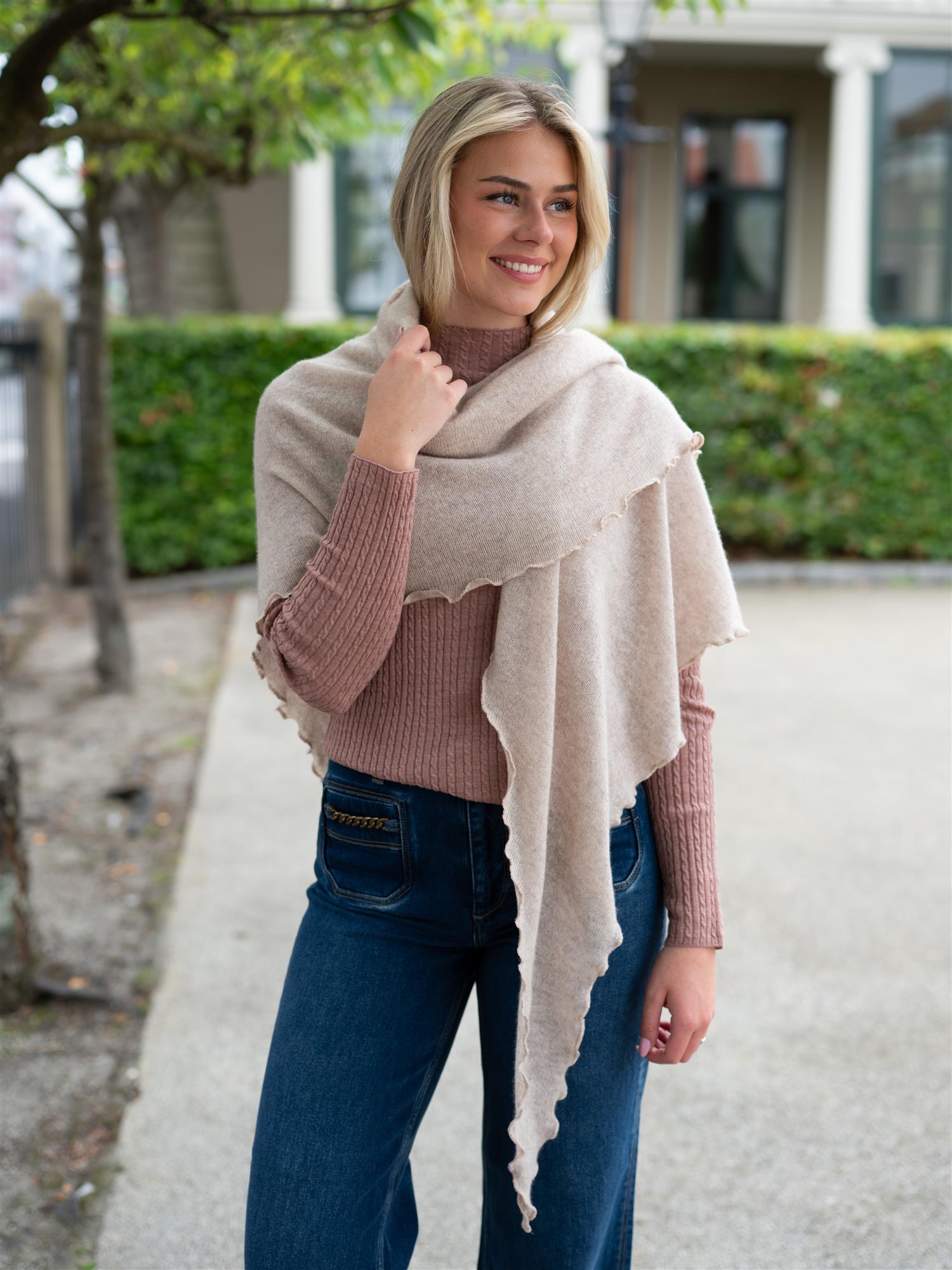 Triangle Scarf Sand