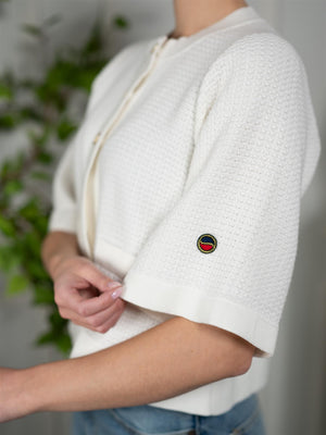 Busnel Palmer Cardigan Ecru