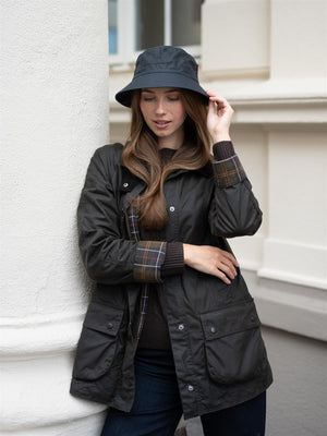 Barbour Wax Sports Hat Navy