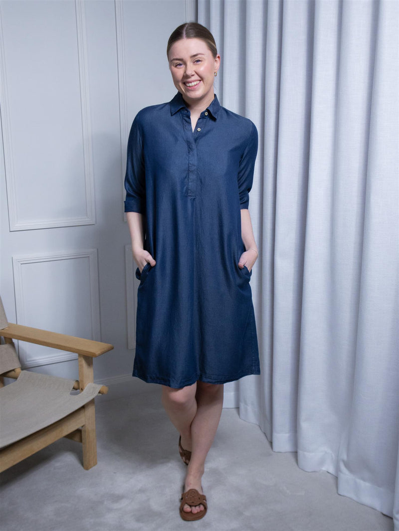 Stenströms Aud Dress Dark Blue