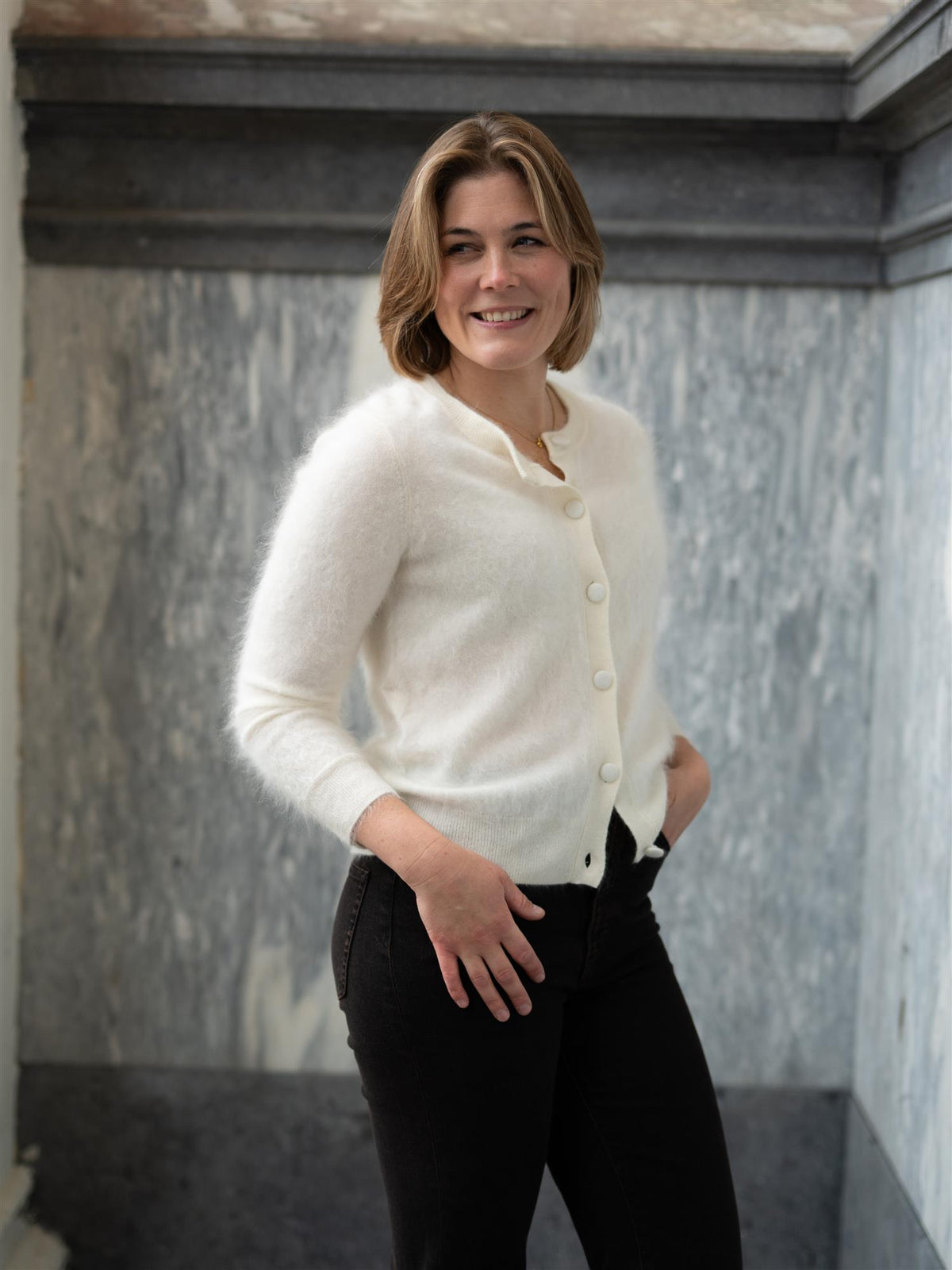 Breeze Cardigan Ecru