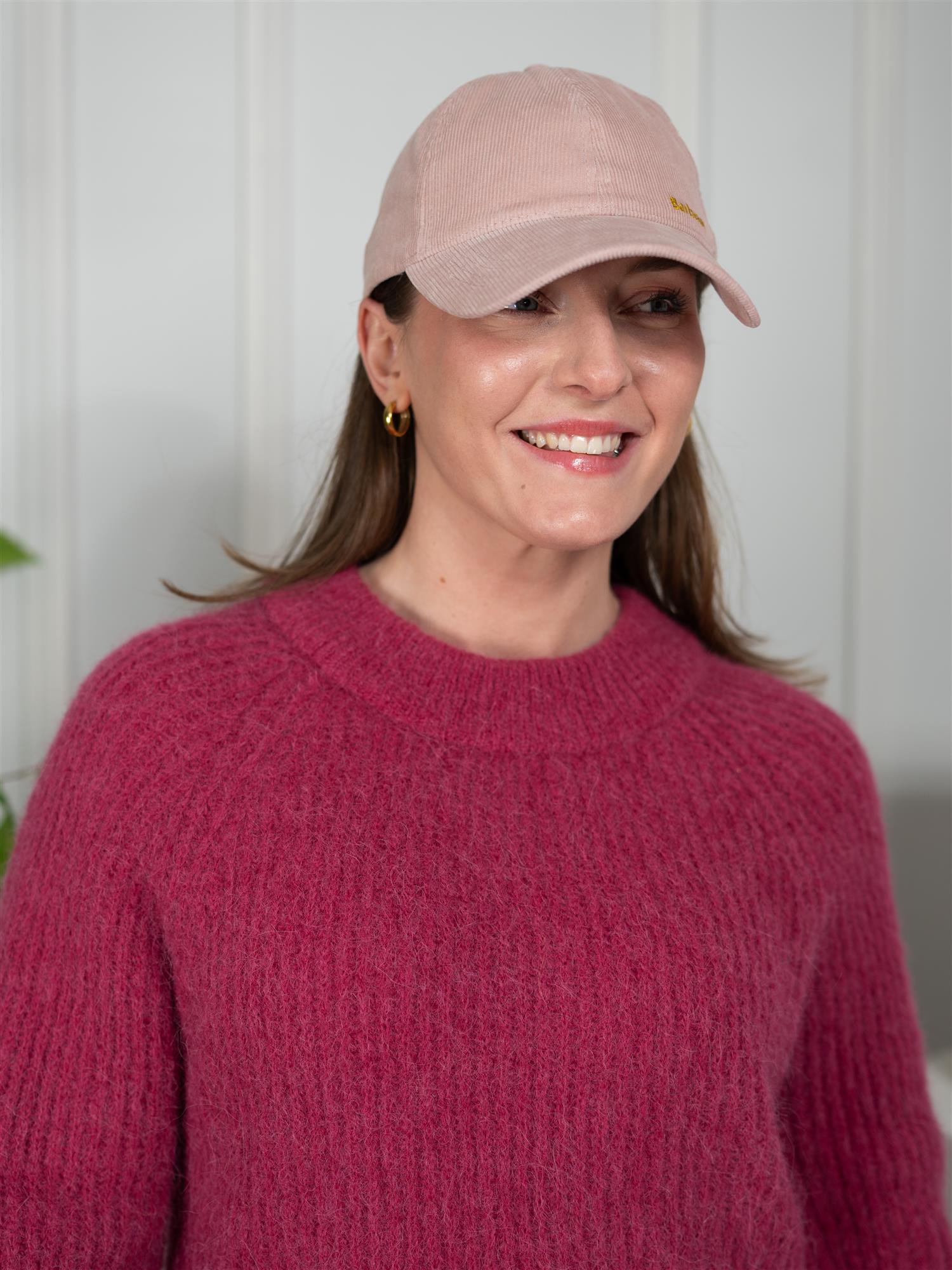 Barbour Oakley Cord Cap Gardenia