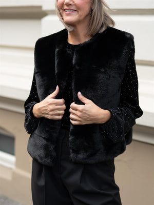 Ella&il Norah Fake Fur Vest