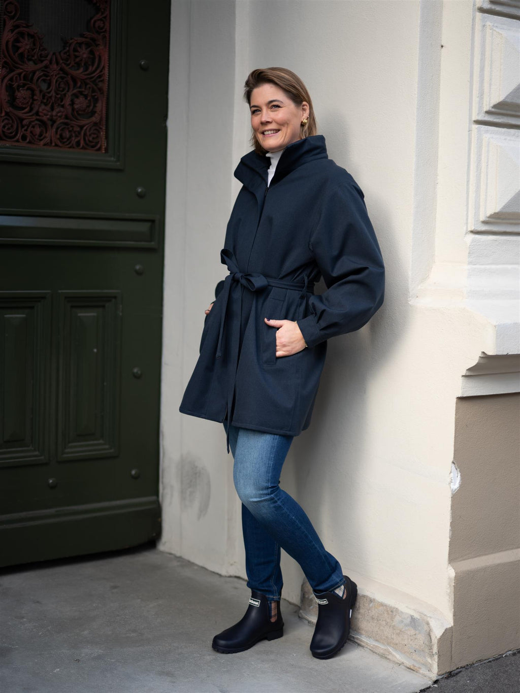 BRGN Rossby Coat Dark Navy