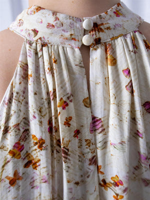Riccovero Charmed Dress Cream Orange Sunset