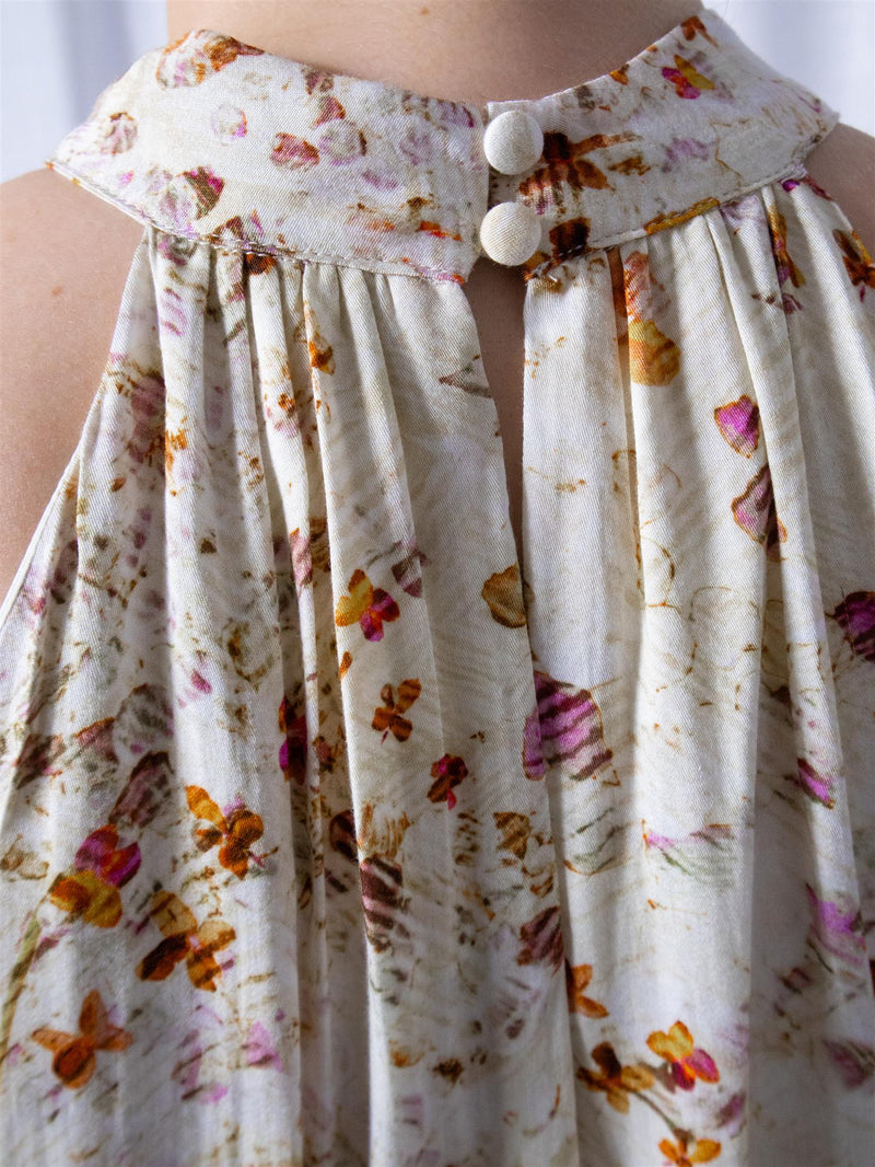 Riccovero Charmed Dress Cream Orange Sunset
