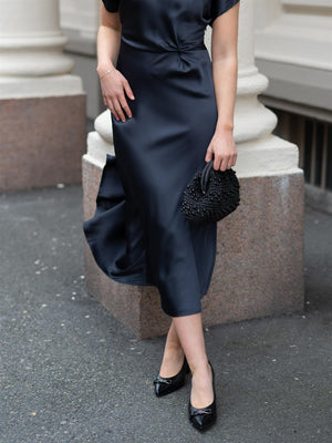 Riccovero Inez Dress Navy