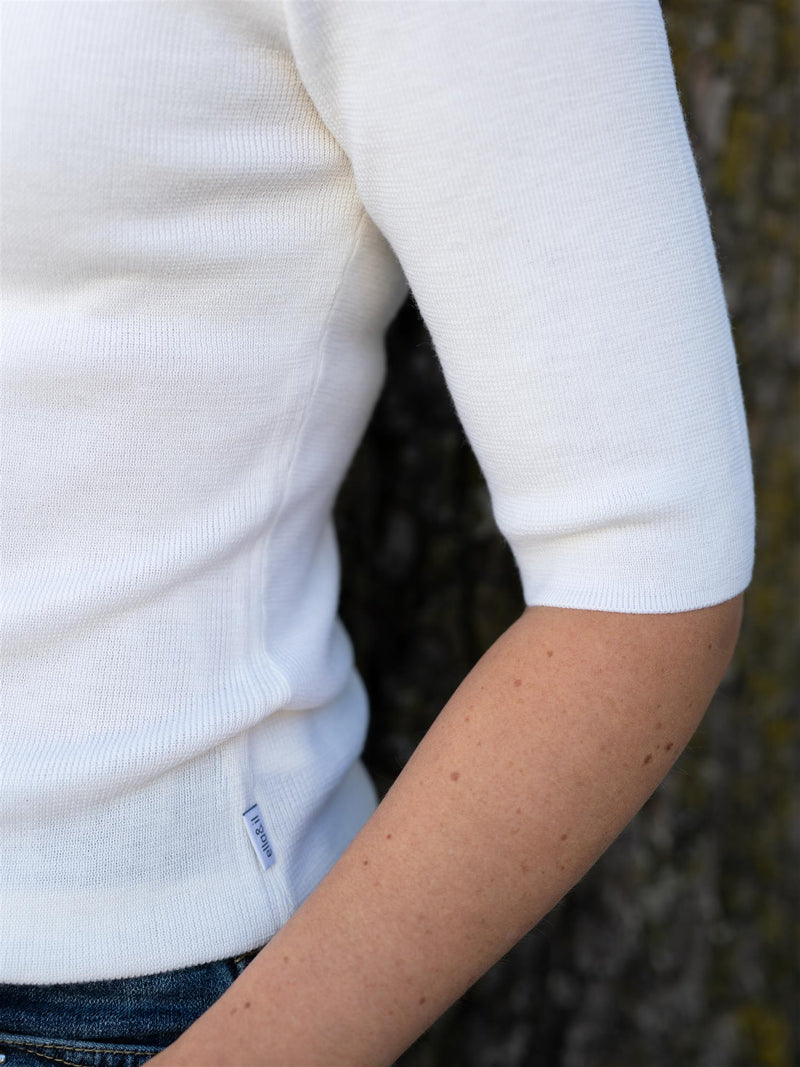 Ella&il Melly Merino Tee White
