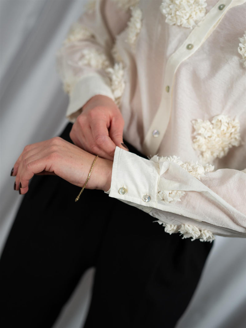 ONE and OTHER Mina Shirt Winter White